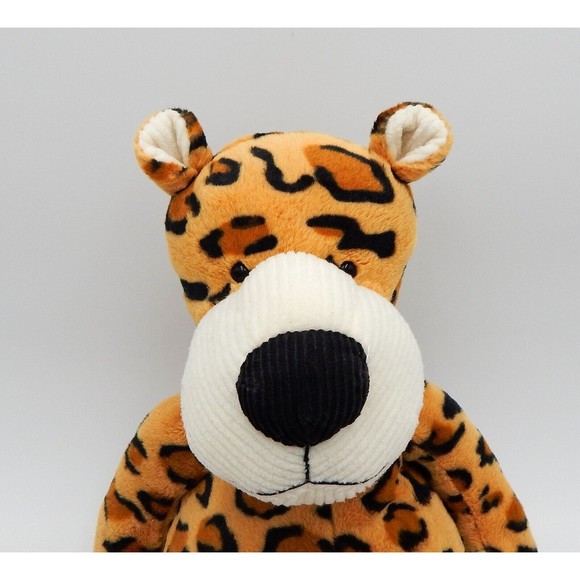 Manhattan Toy Leopard Stuffed Animal Plush Corded Spotted 2009 Orange Black - Picture 5 of 10